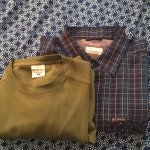 Columbia athletic shirts set Men’s S/M